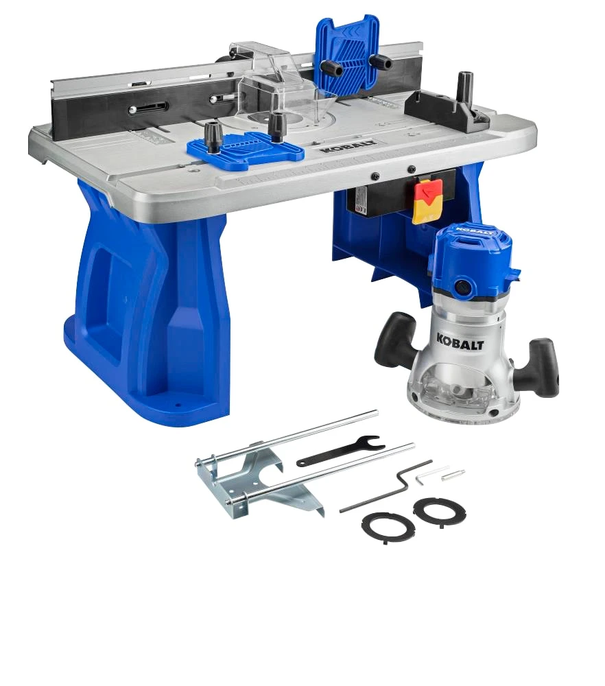 Kobalt Routers 1/4-in and 1/2-in-Amp Fixed Corded Router Table and (Tool Only) 4 Kobalt Routers 1/4-in and 1/2-in-Amp Fixed Corded Router Table and (Tool Only) - Image 2