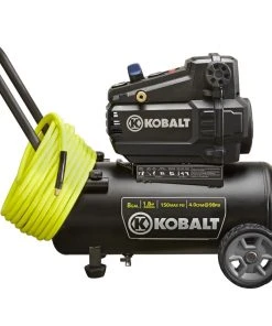 Kobalt Air Compressors 8-Gallon Single Stage Portable Electric Horizontal Air Compressor -Kobalt Outlet Store 15104716