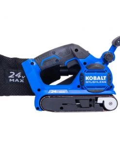 Kobalt Power Sanders Kobalt 24V MAX 24-Volt Brushless Cordless Variable Speed Belt Sander with Dust Management