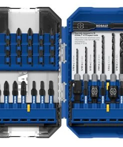 Kobalt Screwdriver Bits XTR Impact Set High-speed Steel Hex Shank Screwdriver Bit Set (40-Piece)
