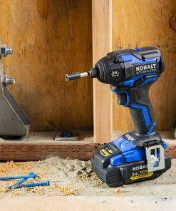 Kobalt Impact Drivers XTR 24-volt Max 1/4-in Variable Speed Brushless Cordless Impact Driver (1-Battery Included) -Kobalt Outlet Store 15397547 scaled