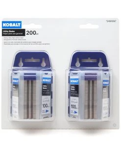 Kobalt Replacement Utility Blades Carbon Steel Utility Razor Blade(200-Pack)