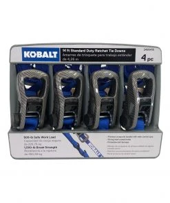 Kobalt Tie Downs 4-Pack x Tie Down Tie Down (500-lb Work Capacity)