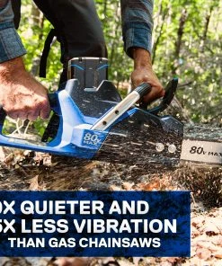 Kobalt Cordless Electric Chainsaws 80-Volt Max 18-in Brushless Cordless Electric Chainsaw 5 Ah (Battery & Charger Included) 19 Kobalt Cordless Electric Chainsaws 80-Volt Max 18-in Brushless Cordless Electric Chainsaw 5 Ah (Battery & Charger Included) -Kobalt Outlet Store 15870084
