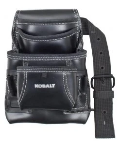 Kobalt Tool Pouches Leather General Construction Tool Pouch