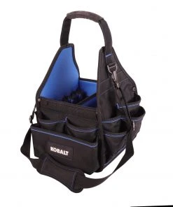 Kobalt Tool Bags Blue Black Polyester 10-in Electrician's Tote