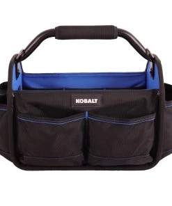 Kobalt Tool Bags Blue Black Polyester 15-in Tool Tote