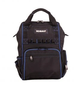 Kobalt Tool Bags Blue Black Polyester 11.5-in Backpack