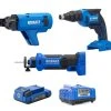 Kobalt Power Tool Combo Kits 3-Tool 24-Volt Max Brushless Power Tool Combo Kit Case (1-Battery Included and Charger Included) -Kobalt Outlet Store 16260730