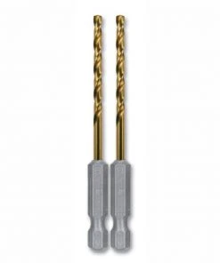 Kobalt Twist Drill Bits 2-Piece 1/8-in 2-1/2-in Titanium Coated Hss Twist Drill Bit