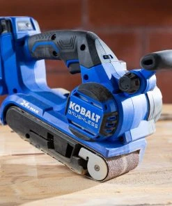 Kobalt Power Sanders Kobalt 24V MAX 24-Volt Brushless Cordless Variable Speed Belt Sander with Dust Management -Kobalt Outlet Store 16709148