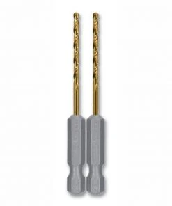 Kobalt Twist Drill Bits 2-Piece 3/32-in 2-1/2-in Titanium Coated Hss Twist Drill Bit