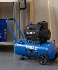 Kobalt Air Compressors 8-Gallon Single Stage Portable Electric Horizontal Air Compressor -Kobalt Outlet Store 16738891