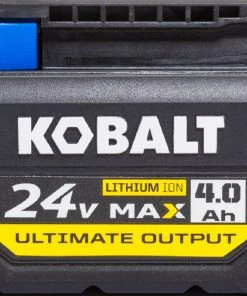Kobalt Power Tool Batteries & Chargers Ultimate Output 24-Volt Max 4 Amp-Hour Lithium Power Tool Battery 9 Kobalt Power Tool Batteries & Chargers Ultimate Output 24-Volt Max 4 Amp-Hour Lithium Power Tool Battery -Kobalt Outlet Store 16994371