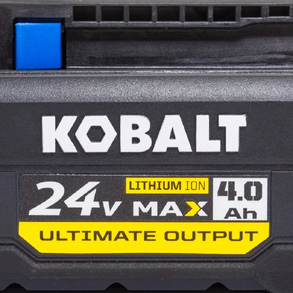 Kobalt Power Tool Batteries & Chargers Ultimate Output 24-Volt Max 4 Amp-Hour Lithium Power Tool Battery 6 Kobalt Power Tool Batteries & Chargers Ultimate Output 24-Volt Max 4 Amp-Hour Lithium Power Tool Battery - Image 4