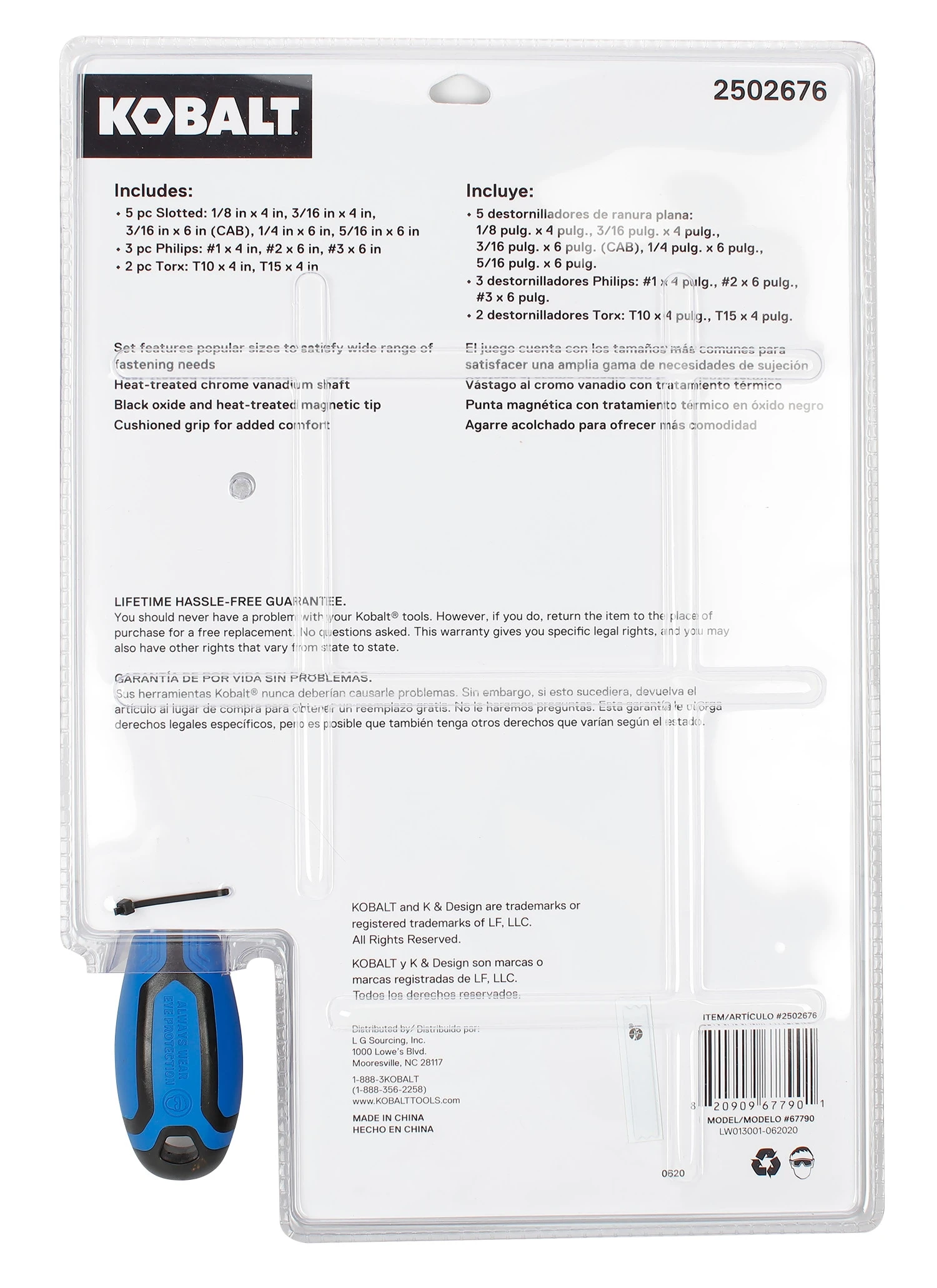 Kobalt Screwdrivers 10-Piece Plastic Handle Magnetic Set Screwdriver Set 7 Kobalt Screwdrivers 10-Piece Plastic Handle Magnetic Set Screwdriver Set - Image 5