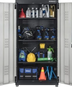 Kobalt Garage Cabinets 36-in W x 72-in H x 18.5-in D Steel Freestanding Garage Cabinet -Kobalt Outlet Store 17118902 scaled