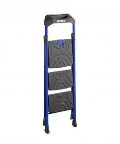 Kobalt Step Stools 3-Step 300-lb Capacity Black Steel Foldable Step Stool 13 Kobalt Step Stools 3-Step 300-lb Capacity Black Steel Foldable Step Stool -Kobalt Outlet Store 17787987