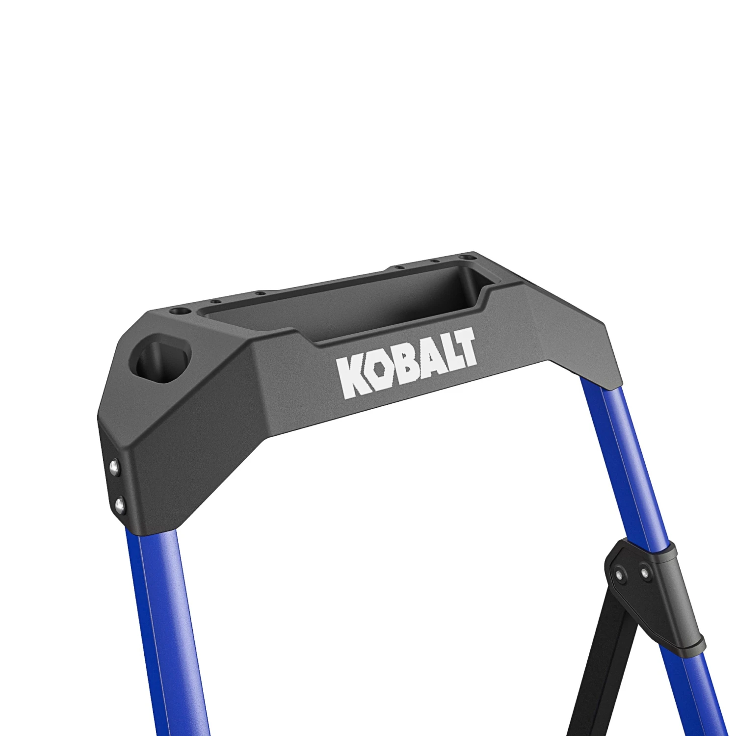 Kobalt Step Stools 3-Step 300-lb Capacity Black Steel Foldable Step Stool 9 Kobalt Step Stools 3-Step 300-lb Capacity Black Steel Foldable Step Stool - Image 8