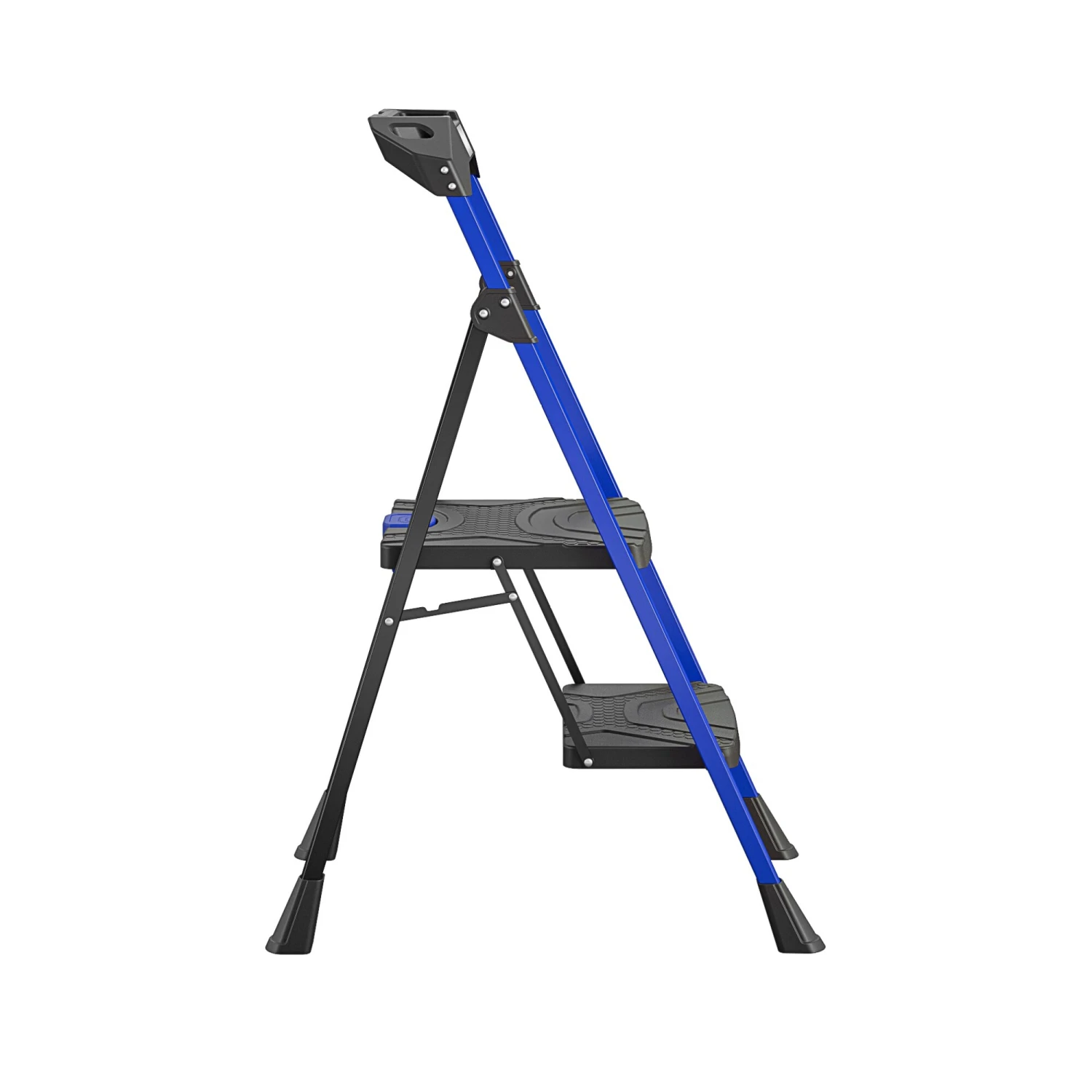 Kobalt Step Stools 2-Step 300-lb Capacity Black Steel Foldable Step Stool 8 Kobalt Step Stools 2-Step 300-lb Capacity Black Steel Foldable Step Stool - Image 6