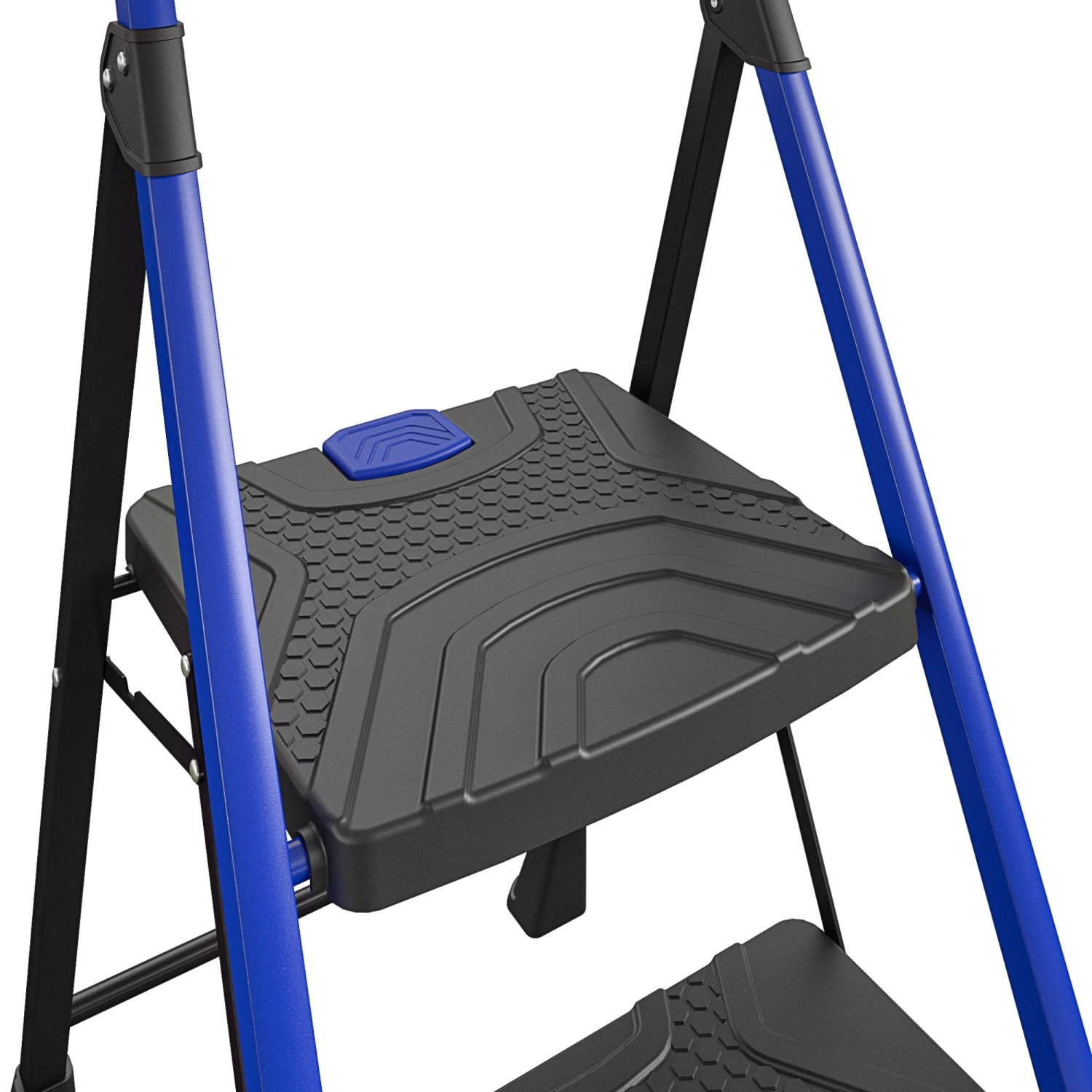 Kobalt Step Stools 2-Step 300-lb Capacity Black Steel Foldable Step Stool 9 Kobalt Step Stools 2-Step 300-lb Capacity Black Steel Foldable Step Stool - Image 7