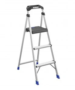 Kobalt Step Stools 3-Step 250-lb Capacity Aluminum Foldable Step Stool -Kobalt Outlet Store 17788333