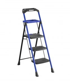 Kobalt Step Stools 3-Step 300-lb Capacity Black Steel Foldable Step Stool 14 Kobalt Step Stools 3-Step 300-lb Capacity Black Steel Foldable Step Stool -Kobalt Outlet Store 17788338