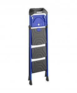Kobalt Step Stools 3-Step 300-lb Capacity Black Steel Foldable Step Stool 15 Kobalt Step Stools 3-Step 300-lb Capacity Black Steel Foldable Step Stool -Kobalt Outlet Store 17788339