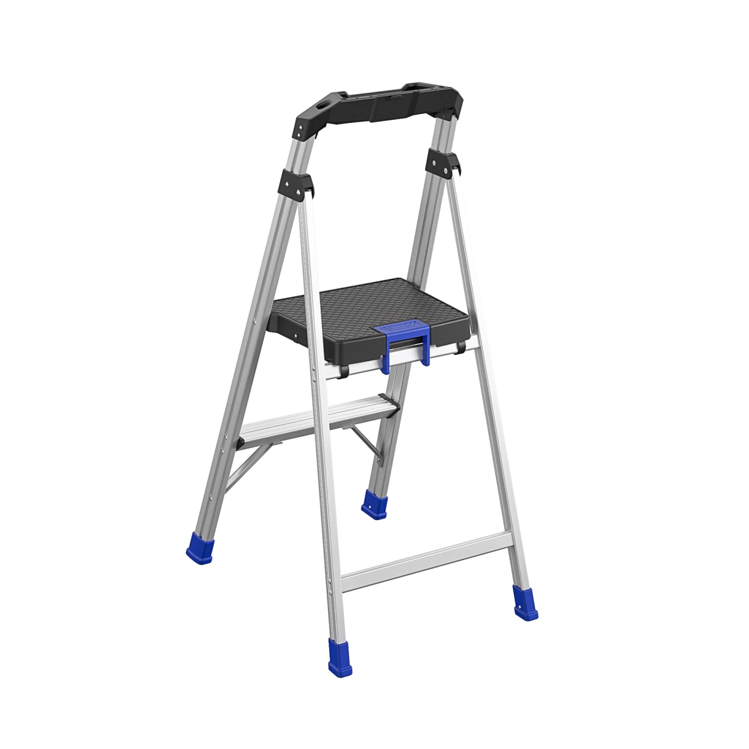 Kobalt Step Stools 2-Step 250-lb Capacity Aluminum Foldable Step Stool 6 Kobalt Step Stools 2-Step 250-lb Capacity Aluminum Foldable Step Stool - Image 5