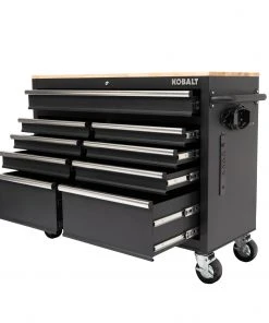 Kobalt Work Benches 46.1-in W x 37.2-in H 9-Drawer Rubber Work Bench -Kobalt Outlet Store 17902368 scaled
