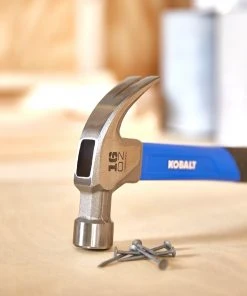 Kobalt Hammers 16-oz Smoothed Face Steel Head Fiberglass Claw Hammer 16 Kobalt Hammers 16-oz Smoothed Face Steel Head Fiberglass Claw Hammer -Kobalt Outlet Store 18386286