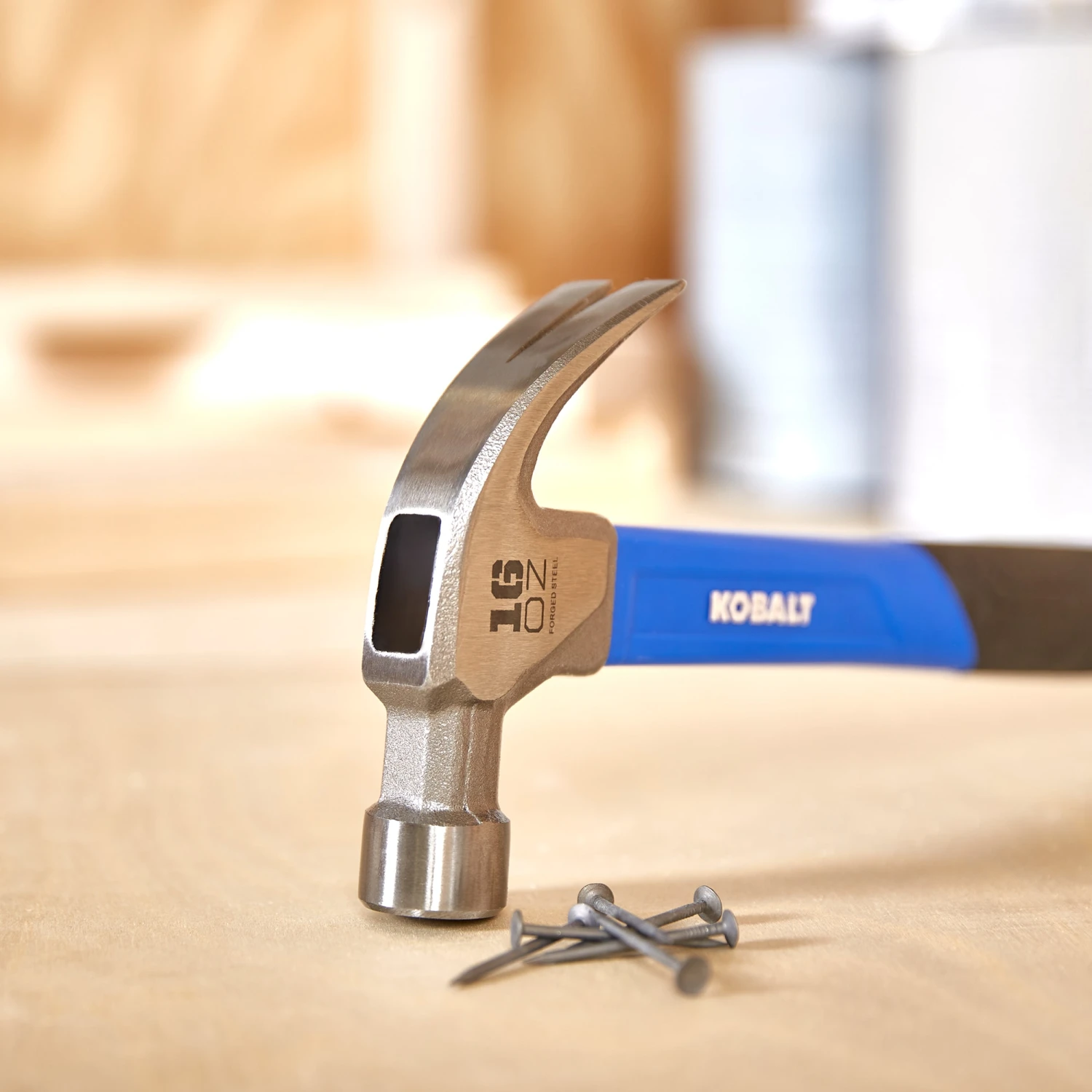 Kobalt Hammers 16-oz Smoothed Face Steel Head Fiberglass Claw Hammer 5 Kobalt Hammers 16-oz Smoothed Face Steel Head Fiberglass Claw Hammer - Image 3