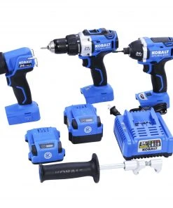 Kobalt Power Tool Combo Kits Kobalt 24V max 6-Tool 24-Volt Max Brushless Power Tool Combo Kit Case (2-Batteries Included and Charger Included) 13 Kobalt Power Tool Combo Kits Kobalt 24V max 6-Tool 24-Volt Max Brushless Power Tool Combo Kit Case (2-Batteries Included and Charger Included) -Kobalt Outlet Store 40338466
