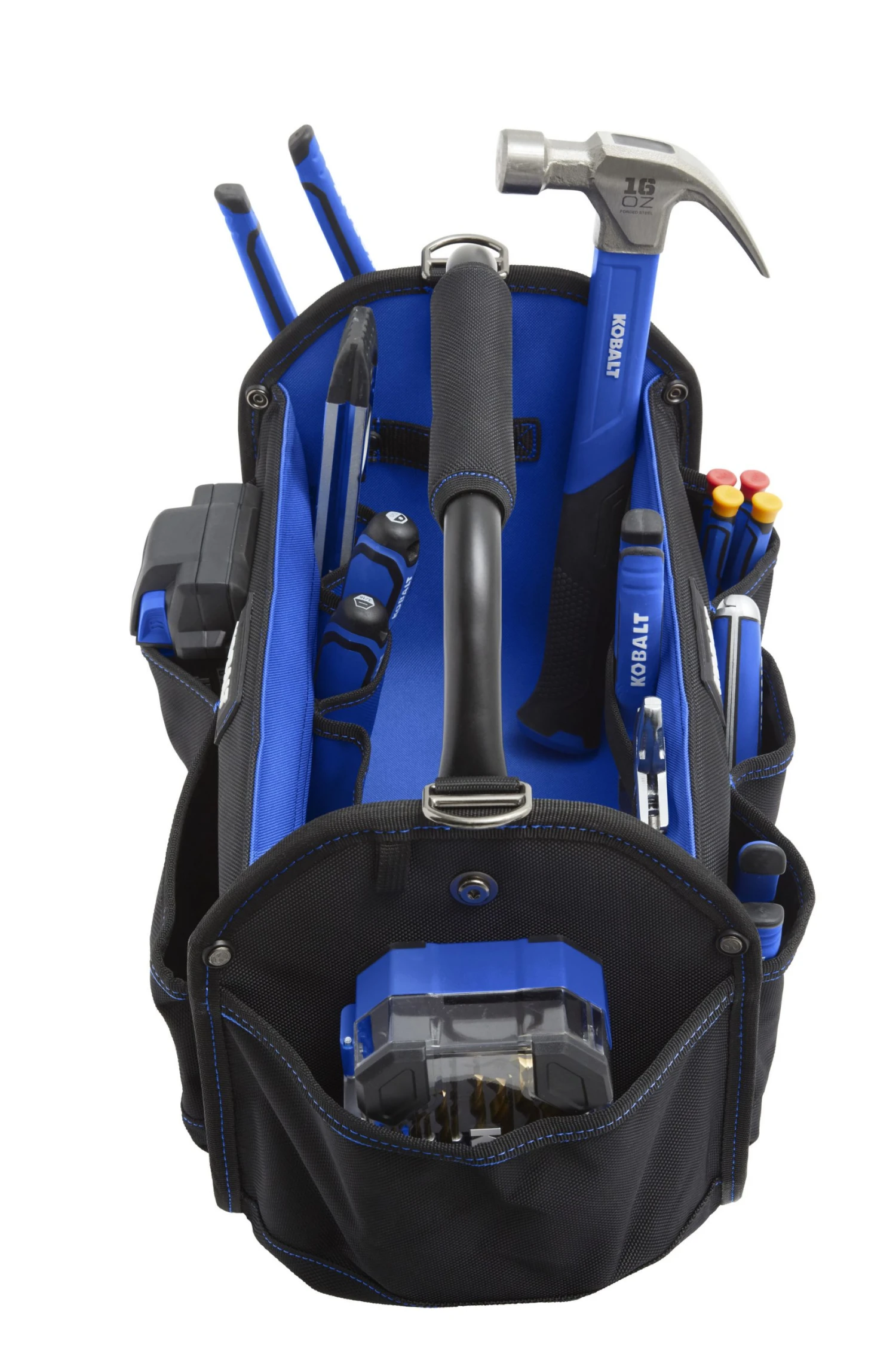 Kobalt Tool Bags Blue Black Polyester 15-in Tool Tote 4 Kobalt Tool Bags Blue Black Polyester 15-in Tool Tote - Image 2