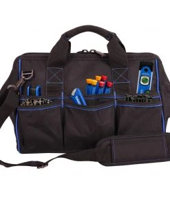 Kobalt Tool Bags Blue Black Polyester 18-in Cargo Bag -Kobalt Outlet Store 40642745 scaled