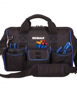 Kobalt Tool Bags Blue Black Polyester 18-in Cargo Bag -Kobalt Outlet Store 40642747 scaled