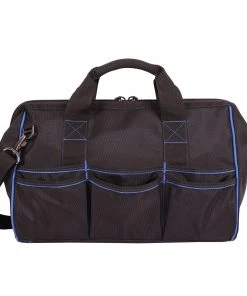 Kobalt Tool Bags Blue Black Polyester 16-in Zippered Cargo Bag -Kobalt Outlet Store 40642756 scaled