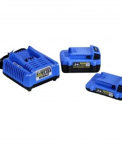 Kobalt Power Tool Batteries & Chargers 24-Volt Max 2-Pack 2 Amp-Hour; 4 Amp-Hour Lithium Power Tool Battery Kit (Charger Included) -Kobalt Outlet Store 40780880