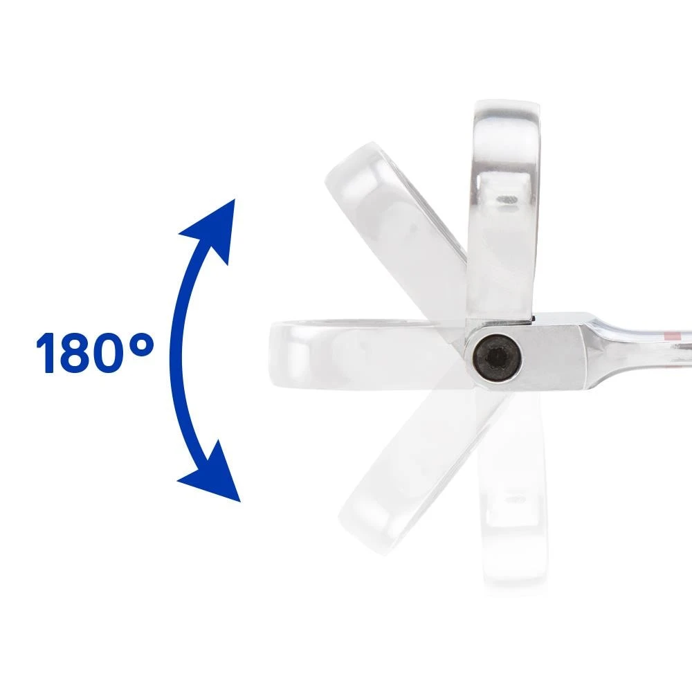 Kobalt Ratchet Wrenches & Sets 8-Piece Set 12-Point Metric Flexible Head Ratchet Wrench Set 8 Kobalt Ratchet Wrenches & Sets 8-Piece Set 12-Point Metric Flexible Head Ratchet Wrench Set - Image 6