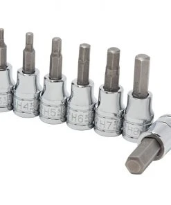 Kobalt Driver Sockets & Sets 7-Piece 3/8-in Drive Set Hex Bit Metric Driver Socket Set