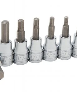 Kobalt Driver Sockets & Sets 7-Piece 3/8-in Drive Set Hex Bit Standard (SAE) Driver Socket Set