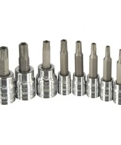 Kobalt Driver Sockets & Sets 8-Piece 1/4-in; 3/8-in Drive Set Tamper-Proof Torx Bit Tamper-Proof Driver Socket Set