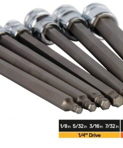 Kobalt Driver Sockets & Sets 7-Piece 1/4-in; 3/8-in Drive Set Hex Bit Standard (SAE) Driver Socket Set -Kobalt Outlet Store 41004028 scaled