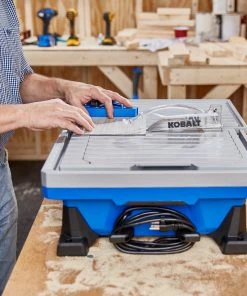 Kobalt Tile Saws 7-in 6-Amp Wet Tabletop Sliding Table Tile Saw -Kobalt Outlet Store 41438108