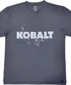 Kobalt Work Shirts Men's Large Textured Cotton Short sleeve Graphic T-shirt Work Shirt