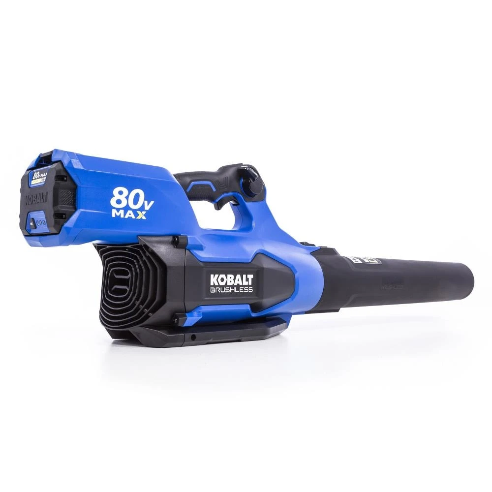 Kobalt Cordless Electric Leaf Blowers 80-volt Max 630-CFM Brushless Handheld Cordless Electric Leaf Blower 2.5 Ah (Battery & Charger Included) 4 Kobalt Cordless Electric Leaf Blowers 80-volt Max 630-CFM Brushless Handheld Cordless Electric Leaf Blower 2.5 Ah (Battery & Charger Included) - Image 2