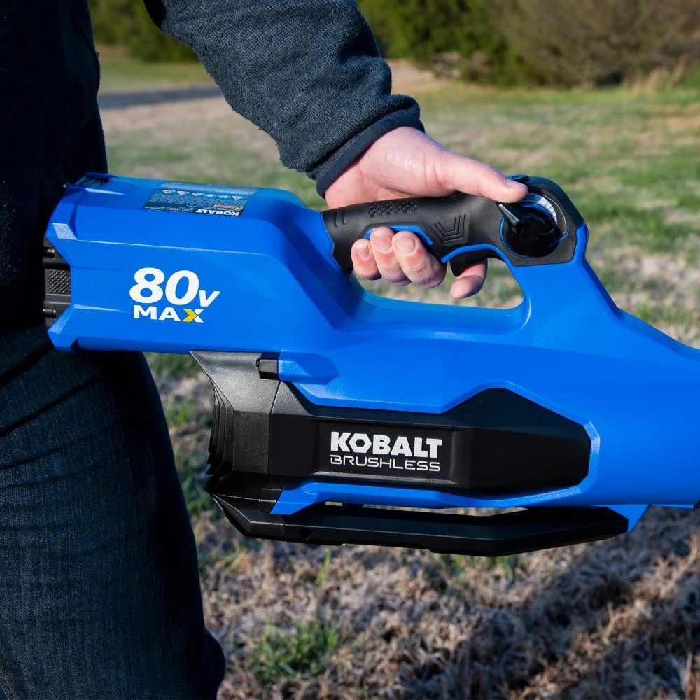 Kobalt Cordless Electric Leaf Blowers 80-volt Max 630-CFM Brushless Handheld Cordless Electric Leaf Blower 2.5 Ah (Battery & Charger Included) 11 Kobalt Cordless Electric Leaf Blowers 80-volt Max 630-CFM Brushless Handheld Cordless Electric Leaf Blower 2.5 Ah (Battery & Charger Included) - Image 9