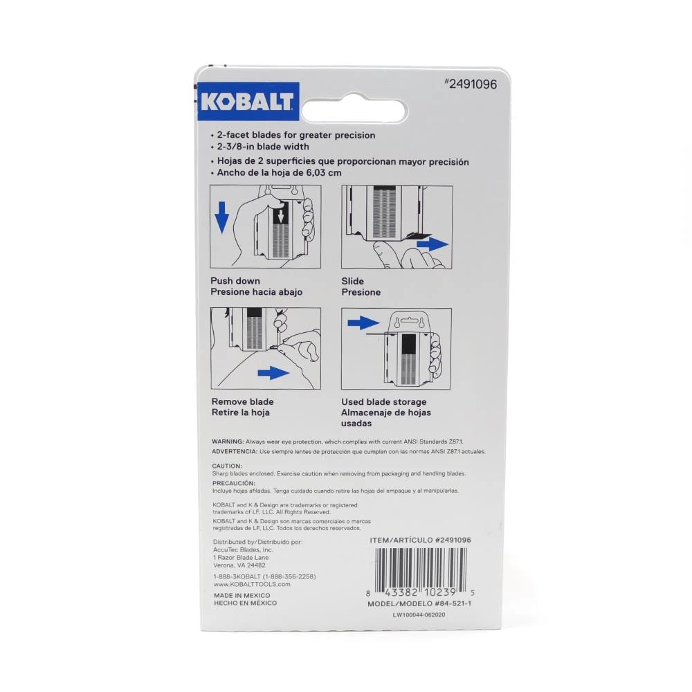 Kobalt Replacement Utility Blades Carbon Steel Utility Razor Blade(100-Pack) 4 Kobalt Replacement Utility Blades Carbon Steel Utility Razor Blade(100-Pack) - Image 2