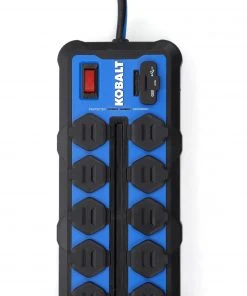 Kobalt Power Strips 10-Outlet 2-USB Ports Blue Power Strip -Kobalt Outlet Store 41965420 scaled