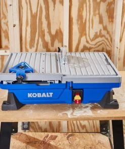 Kobalt Tile Saws 7-in 6-Amp Wet Tabletop Sliding Table Tile Saw -Kobalt Outlet Store 41973207